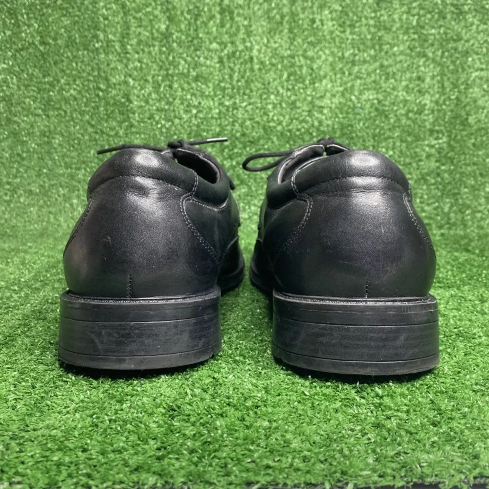 Dockers Men’s Perspective Black‎ Lace Up Leather Casual Shoes Black Size 14